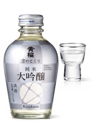 Sake Kyoto Tokuri Junmai Daiginjo | Receta Premium 180 ml.