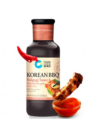 Salsa Barbacoa Coreana para Cerdo | Receta Bulgogi 280 grs.