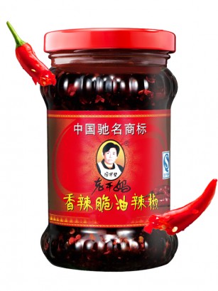 Aceite Picante con Chili Crujiente 210 grs.