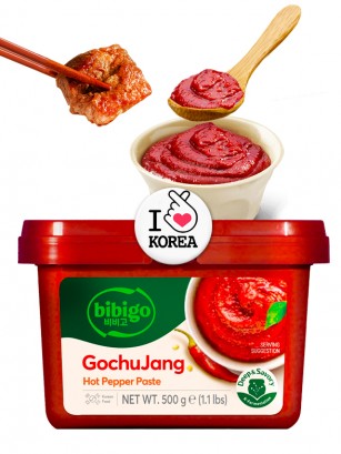 Salsa Coreana de Guindilla y Arroz | Gochujang 500 grs.