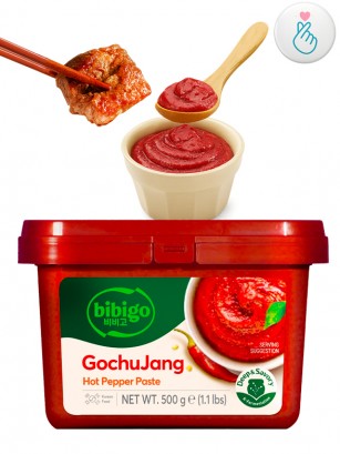 Salsa Coreana de Guindilla y Arroz | Gochujang 500g.