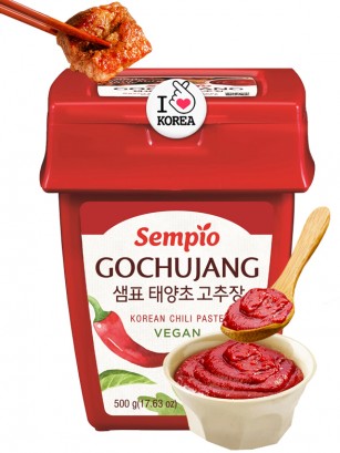 Salsa Coreana de Pasta Arroz, Cereales y Guindilla, Gochujang