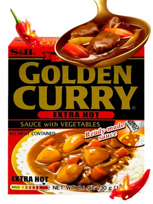 Curry Japonés con Verduras | Golden Curry | Extra Picante