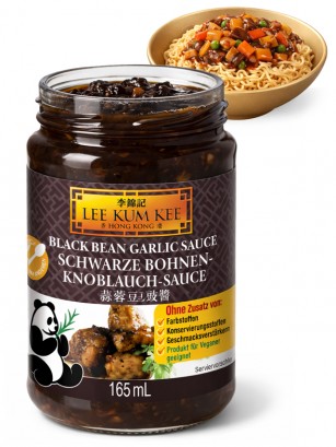 Salsa de Judia Negra Jajang con Ajo | Lee Kum Kee 165 ml.