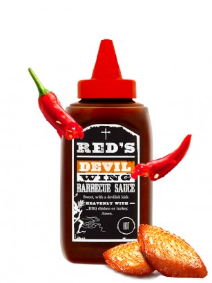 Salsa Barbacoa Picante Red's Devil Wing | 320 grs.