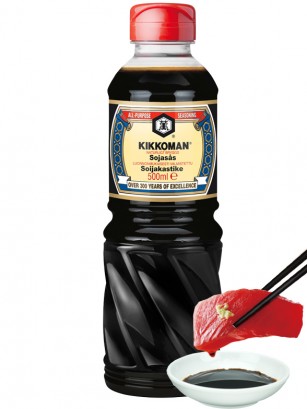 Salsa de Soja Kikkoman | Receta Clásica PET. 500 ml.