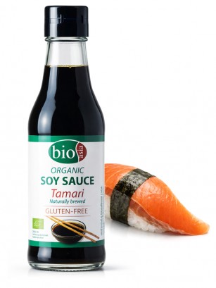 Salsa de Soja Orgánica Tamari | Bio Asia | Sin Gluten 250 ml.