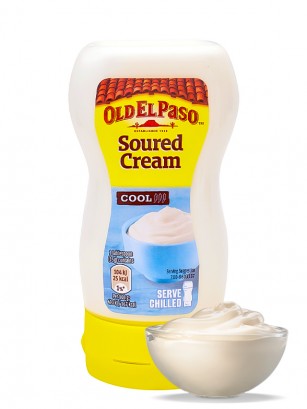 Salsa Sour Cream Squeezy | Old El Paso 230 grs.