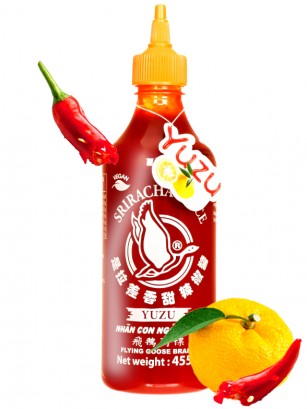 Salsa Sriracha Chili Picante con Yuzu 455 ml.