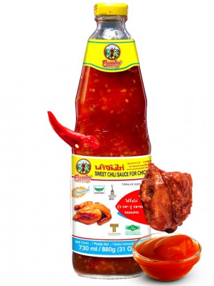 Salsa Sweet Chilli para Pollo | Receta Pantainorasingh BIG 730 ml.