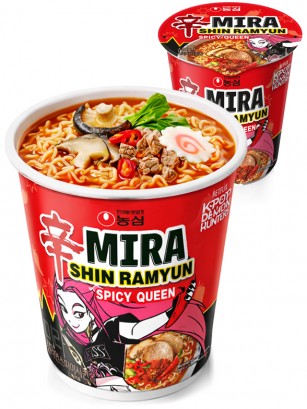 Fideos Shin Ramyun Coreanos  | Mira Spicy Queen Kpop Demon Hunters 65g.