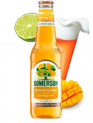 Sidra Sabor Mango y Lima | 400 ml.