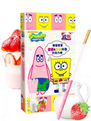 Sticks Duo de Fresa y Leche | Bob Esponja 48 grs.
