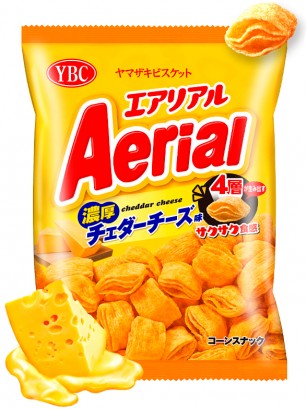 Snack de Almohadillas Maíz Asado con Cheddar | Aerial | 65 grs.