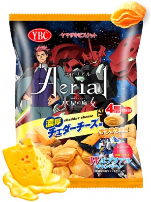 Snack de Almohadillas Maíz Asado con Cheddar | Aerial | Edición Mobile Suit Gundam 70 grs.