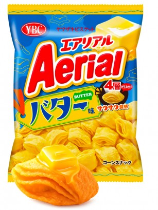 Snack de Almohadillas de Maíz con Mantequilla | Aerial 65g.