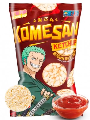 Snack de Arroz Integral Sabor Ketchup | One Piece 60g.