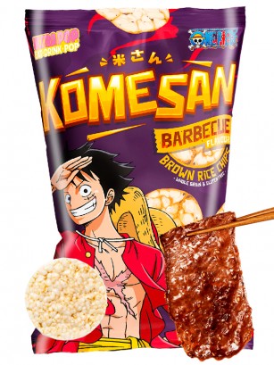 Snack de Arroz Integral Sabor Barbacoa | One Piece 60g.