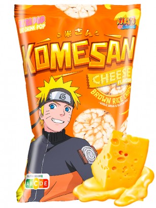 Snack de Arroz Integral Sabor Queso | Naruto 60g.