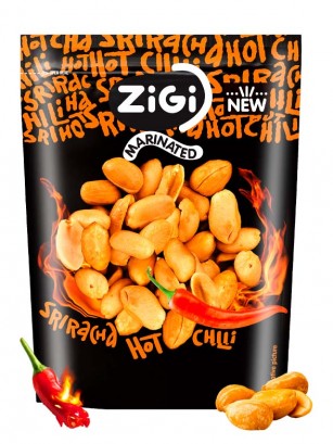 Snack de Cacahuetes Sriracha Hot Chili 70g.