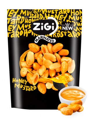 Cacahuetes sabor Miel-Mostaza 70g.