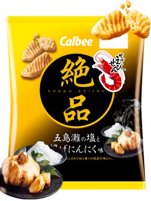 Snack Calbee Kappa Ebisen de Sal de Goto y Ajo Frito 60 grs.