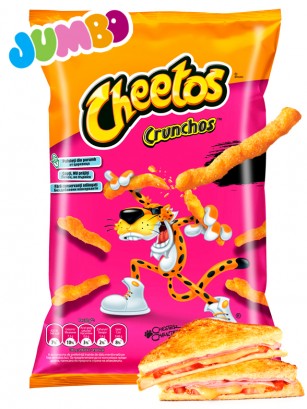 Cheetos Crunchos sabor Sandwich Jamón & Queso | JUMBO 165 grs.