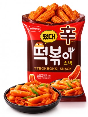 Snack Coreano tteokbokki (Topokki) 105g.