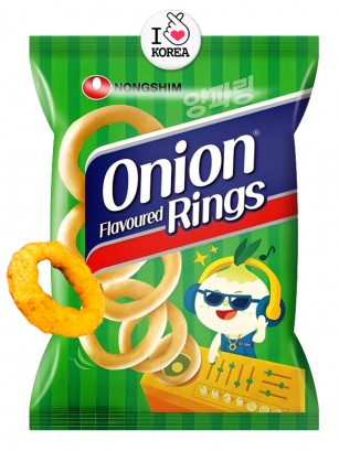 Snack Coreano de Aros de Cebolla 50g.