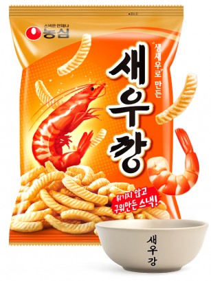 Snack Coreano Sabor Gambas a la Parrilla | Nongshim Seawu Kang | 75g.