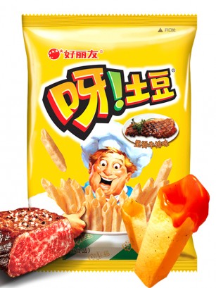 Snack Coreano de Patata Sabor Carne al Grill | Macaroni Gratin