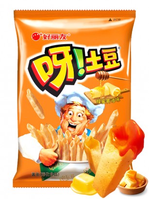 Snack Coreano de Patata Sabor Miel y Mantequilla | Macaroni Gratin 40 grs