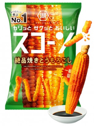 Snack estilo Cheetos de Maíz al Horno con Soja | Koikeya 73g.