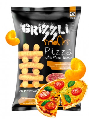 Snacks de Maíz Estilo Gusanitos con Sabor a Pizza 45 grs.