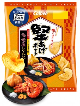 Patatas Chips Calbee de Gambas al Ajillo 60g.