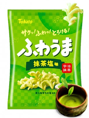Snack de Maíz Fuwa-Uma Matcha | Tohato 56 grs.