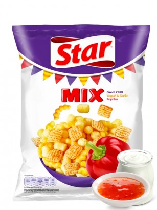 Snack Mix Dulce picante, Yogur-Ajo y Paprika | Star Pepsi 90 grs.