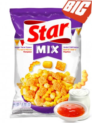 Snack Mix Sweet Chili, Yogur-Ajo y Paprika | Star Pepsi 90g.