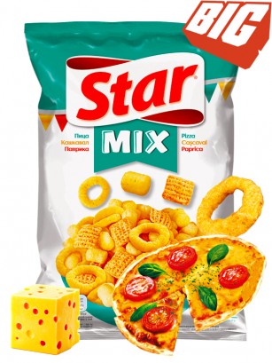 Snack Mix de Pizza, Queso y Paprika | Star Pepsi 90g.
