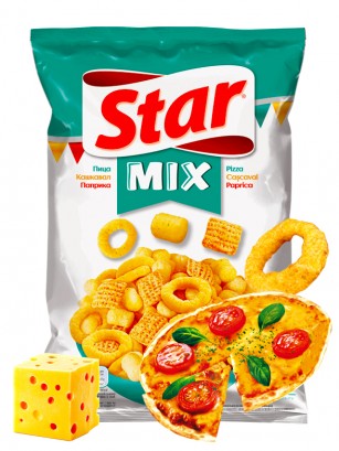 Snack Mix de Pizza, Queso y Paprika | Star Pepsi 90g.