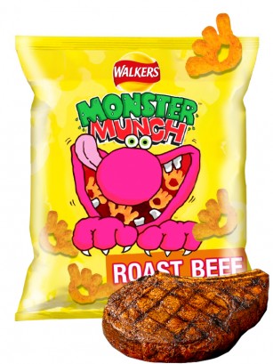 Snack Monster Zarpas Roast Beef 20 grs.