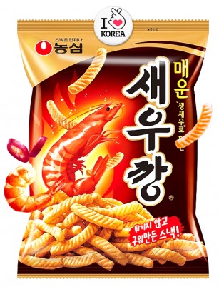 Snack Coreano Sabor Gambas a la Parrilla | HOT & Spicy 75g.