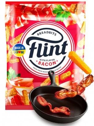 Snack de Trigo y Centeno con Sabor a Bacon 70g.