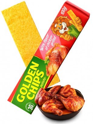 Patatas Fritas Crispy Bar sabor a Pollo Asado 100g.