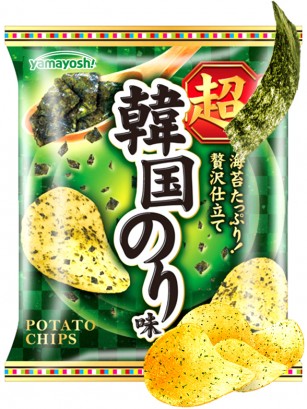 Patatas Chips Japonesas con Algas al estilo Coreano | Yamayoshi 55g.