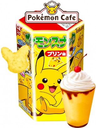 Snack Pikachu Sabor Pudding | Receta Pokemon Cafeteria Tokyo | Pokemon 23 grs. | OFERTA!!