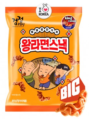Snack Coreano de Ramen Dulce | BIG | Geomjeong Gomusin Colabo. 160g.