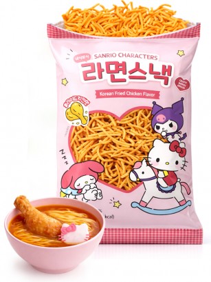 Snack Coreano Ramen de Pollo Frito | Sanrio Friends 92g.