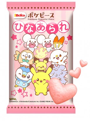Galletitas Dulces de Arroz Senbei | Pokémon Peaceful Place 40g.