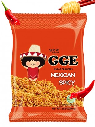 Snack Wonderful de Ramen Sabor Shoyu y Chili 80 grs.